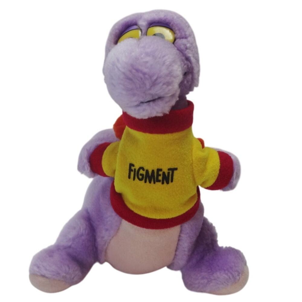 Vintage Disney Parks Figment Plush Epcot Purple Dragon Toy